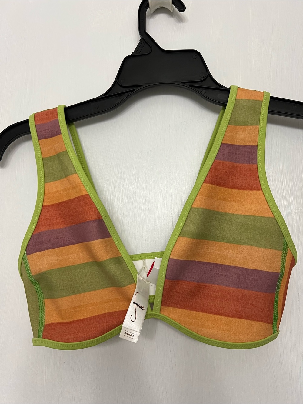Seea Striped Darla Bikini Top - Picture 2 of 9